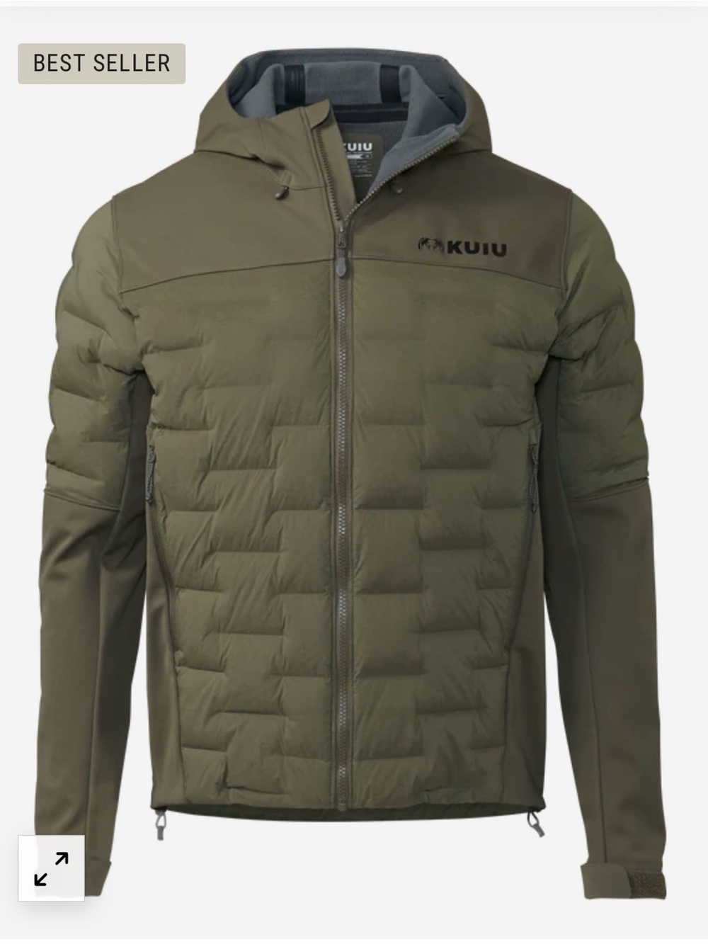 Kuiu Axis Thermal Hybrid Hooded Jacket